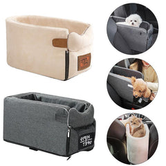 Universal Armrest Box Nonslip Quilted Pet Car Carrier Bag