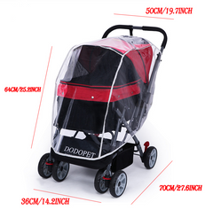 Raincoat Dog Stroller Rain Cover Wind Cover