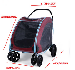 Raincoat Dog Stroller Rain Cover Wind Cover